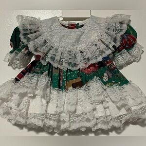Rare Dress 🎁 Vintage Dolls & Darlings Infant Girls Farmhouse Dress Size 3 month